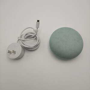 Google Nest Mini 1st Generation Smart Speaker Model H0A with Power Adapter